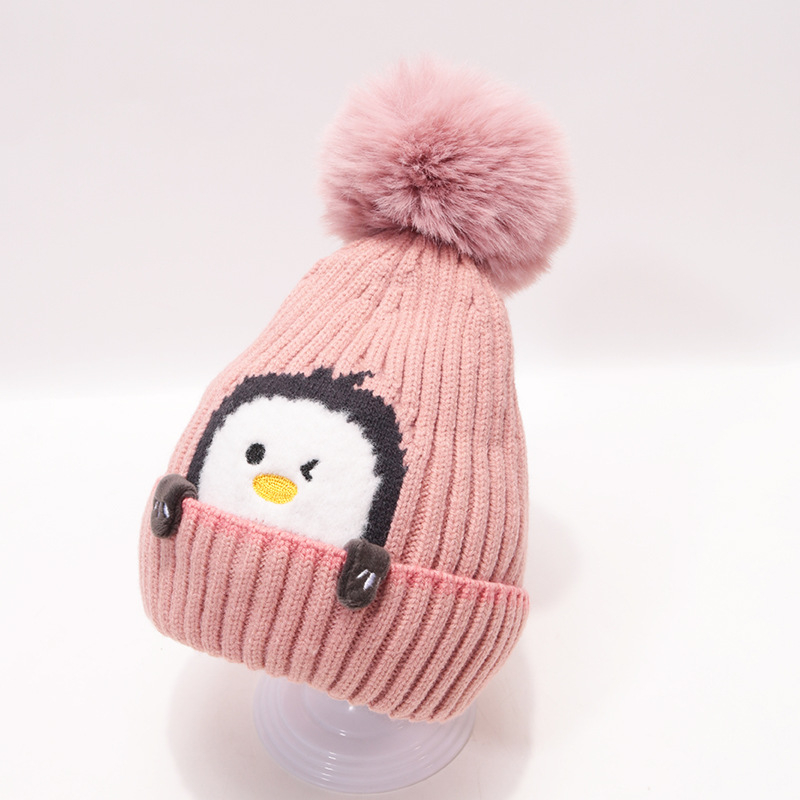 Vaikų megztų kepurių ir šalikų komplektas (medvilnė; dryžių raštas; dviejų dalių komplektas; vaikams; žiemai)