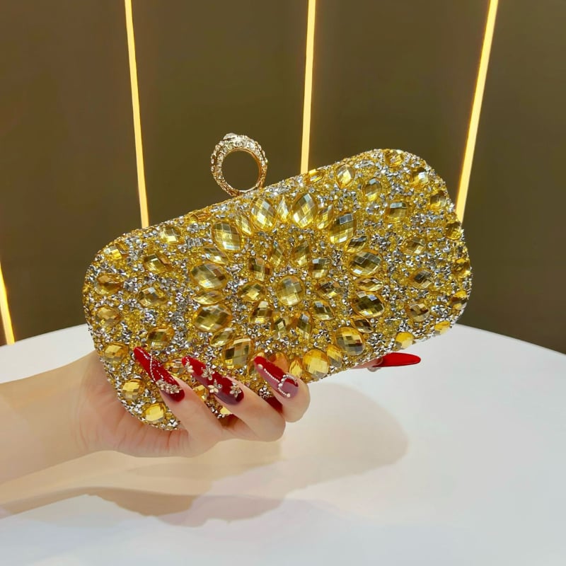 Mini ruuduline õhtukott, polüester, lukustatav sulgumine, sisemine telefonitasku, horisontaalne ruudukujuline kuju