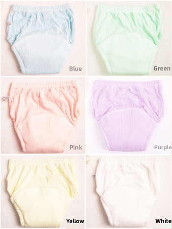 Kūdikio mokomosios kelnaitės iš 100% medvilnės, skalbiamos, Zhao shining prekės ženklas, tinka 0–15 kg, pavasaris 2025