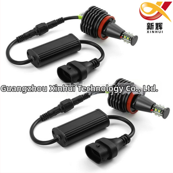 H8 LED Angel Eyes esilaternamoodul - 80W, 1200 lm, 12V, alumiiniumist korpus, 8x3030 LED, BMW E91/E92/E93 ja X5/X6