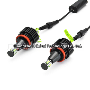 H8 LED Angel Eyes esilaternamoodul - 80W, 1200 lm, 12V, alumiiniumist korpus, 8x3030 LED, BMW E91/E92/E93 ja X5/X6