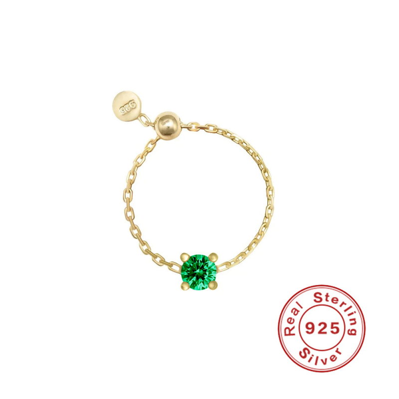 Romad S925 sidabras atviras reguliuojamas žiedas su cirkono įdėklu – geometrinis dizainas, unisex