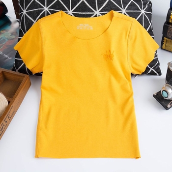 Vaikų unisex trumpomis rankovėmis marškinėliai, Modal–medvilnės mišinys, apvali kaklo linija, švelnus liesti, vasara, 3-8 metų vaikams