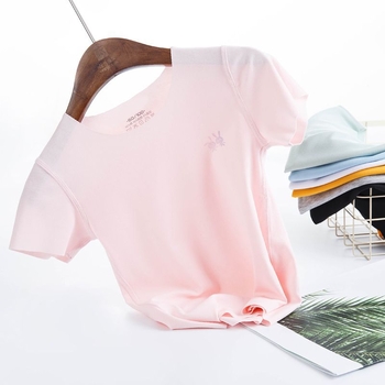 Vaikų unisex trumpomis rankovėmis marškinėliai, Modal–medvilnės mišinys, apvali kaklo linija, švelnus liesti, vasara, 3-8 metų vaikams