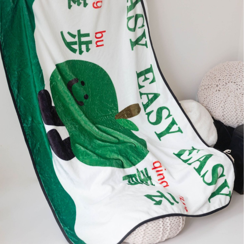 Flanelės pledas, poliesterio pluoštas, 300–499 g, animacinio stiliaus, tinka visoms metų laikams