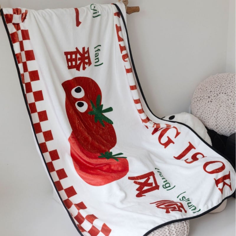 Flanelės pledas, poliesterio pluoštas, 300–499 g, animacinio stiliaus, tinka visoms metų laikams