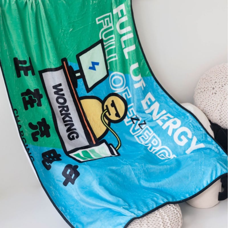 Flanelės pledas, poliesterio pluoštas, 300–499 g, animacinio stiliaus, tinka visoms metų laikams