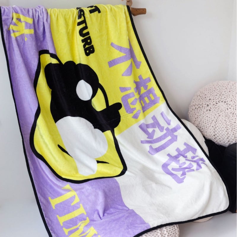 Flanelės pledas, poliesterio pluoštas, 300–499 g, animacinio stiliaus, tinka visoms metų laikams