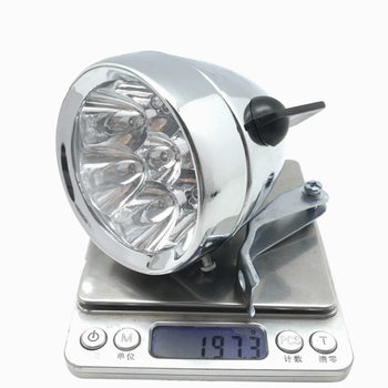 7-LED ретро велосипеден преден фар, тегло 233 г