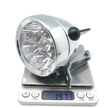 7-LED ретро велосипеден преден фар, тегло 233 г