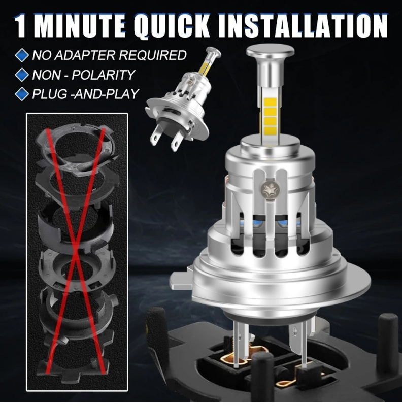 Автомобилни LED фарове RD04-P, 40W, 12V, 360 LED, 4000 lm, IP56