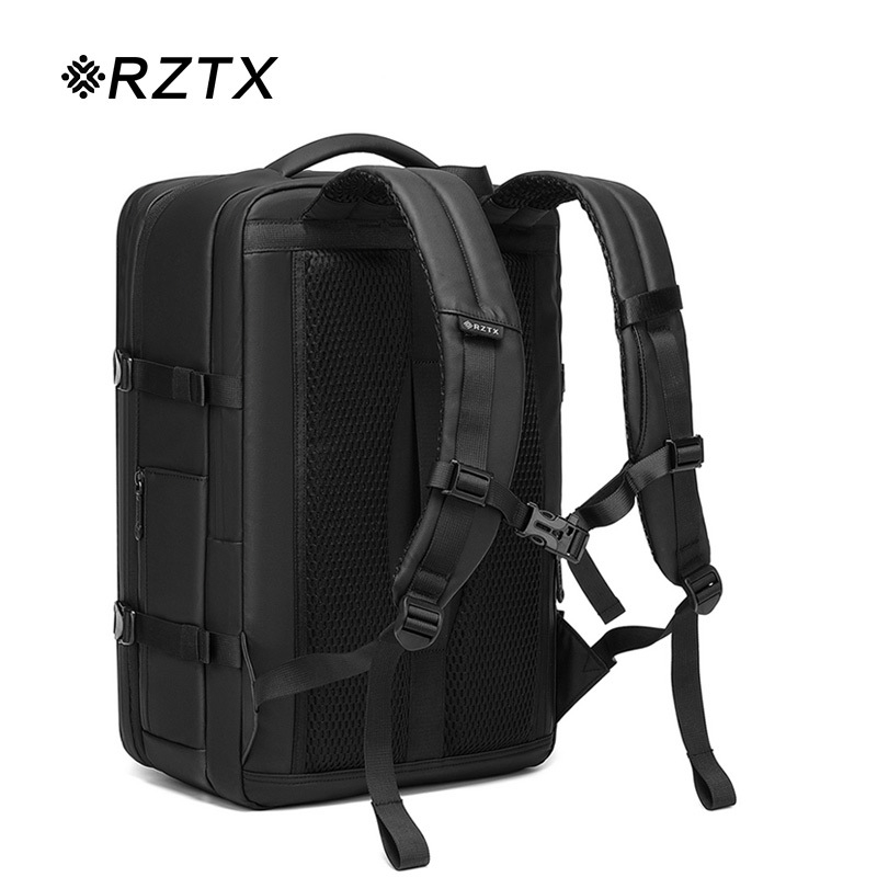 RZTX universāla mugursoma biznesa ceļojumiem, ūdensnecaurlaidīgs membrānas materiāls, tilpums 36–55 L, izliektas plecu siksnas, pavasaris 2025