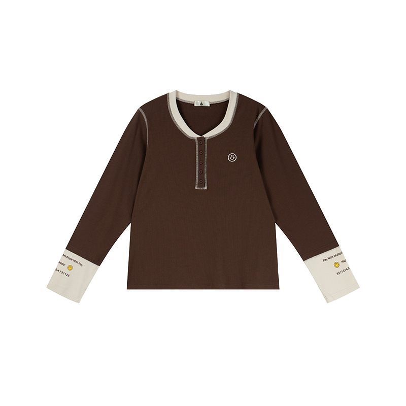 Női kapucnis patchwork felső, hosszú ujjú, közepes vastagságú pamut-viszkóz keverék