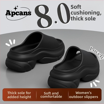 Naiste EVA materjalist paksud tallad sandaalid, ümmarguse varbaga, suvi 2025