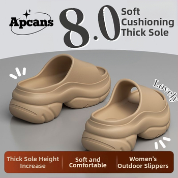 Naiste EVA materjalist paksud tallad sandaalid, ümmarguse varbaga, suvi 2025