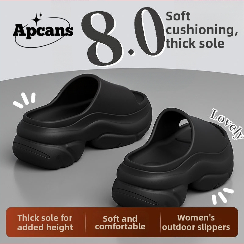 Naiste EVA materjalist paksud tallad sandaalid, ümmarguse varbaga, suvi 2025