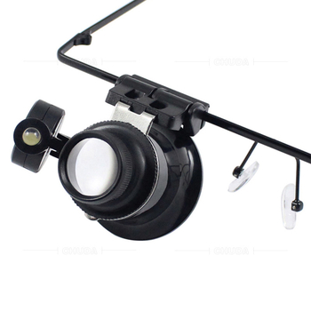 Chuda 9892A 20x povećalo s LED-om — alat za popravak nakita, satova i porcelana