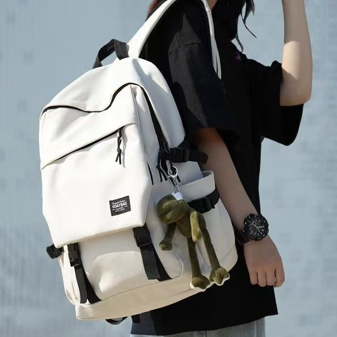 Rucsac pentru bărbați — stil stradal, poliester, curele cu pernă de aer