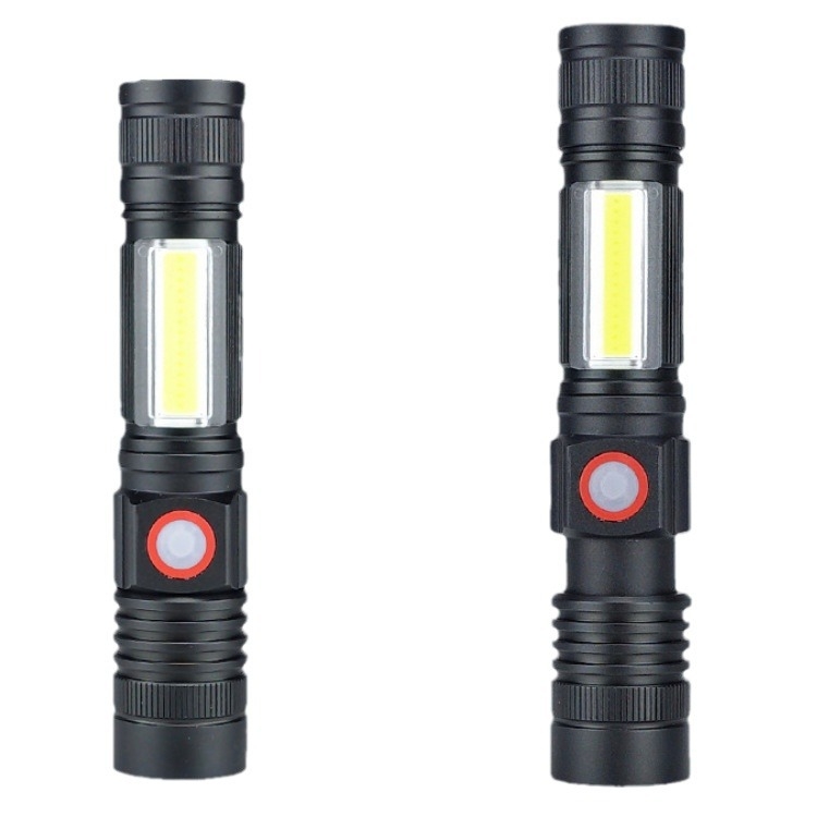 Φακό COB LED εξωτερικού χώρου, USB φόρτιση, 30W, 2200mAh, σώμα από αλουμινένιο κράμα, εμβέλεια άνω των 500 m