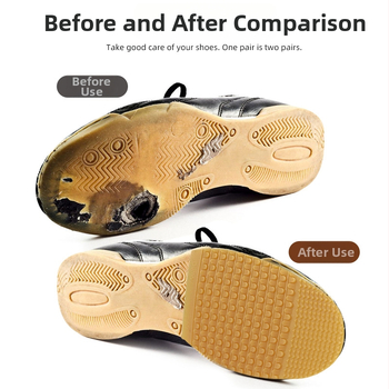 Prednje podloške za kožne cipele, samoljepljive popravne uloške, protuklizno, materijal: guma iz teleće tetive, marka Foot Product Exchange, pogodno za sve sezone