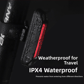 Bolany USB зареждаща се велосипедна задна светлина за нощно каране — за пътни и планински велосипеди