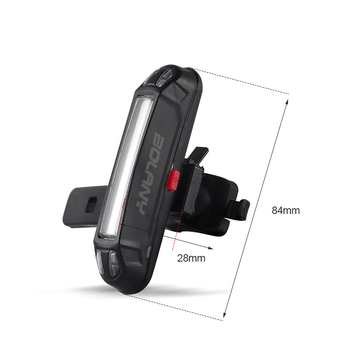 Bolany USB зареждаща се велосипедна задна светлина за нощно каране — за пътни и планински велосипеди
