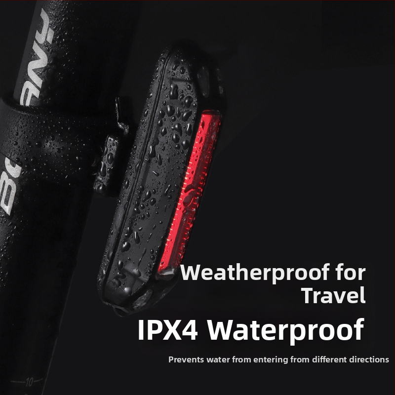 Bolany USB зареждаща се велосипедна задна светлина за нощно каране — за пътни и планински велосипеди