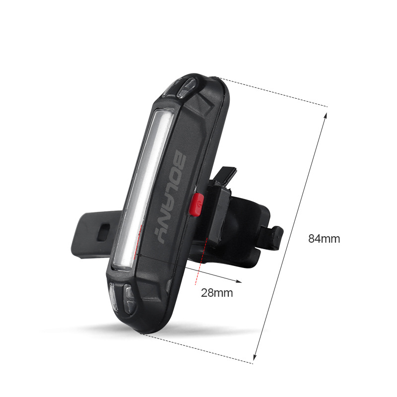 Bolany USB зареждаща се велосипедна задна светлина за нощно каране — за пътни и планински велосипеди