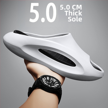 Pánske sandále s protišmykovou hrubou podrážkou, EVA horná časť a EVA podrážka, injektážna technológia