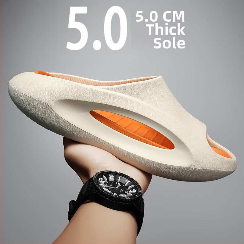 Pánske sandále s protišmykovou hrubou podrážkou, EVA horná časť a EVA podrážka, injektážna technológia