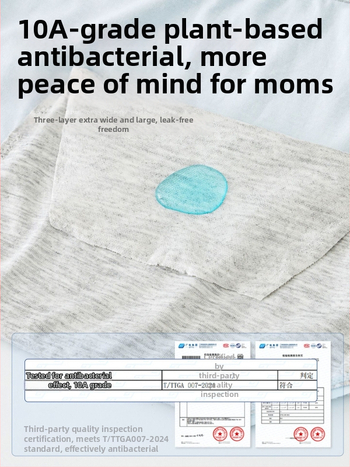 Mergaitėms skirtos mėnesinių apatinės kelnaitės iš bambuko pluošto, 67% regeneruotos celiuliozės pluošto, saugumo klasė A, Warm Bud prekės ženklas