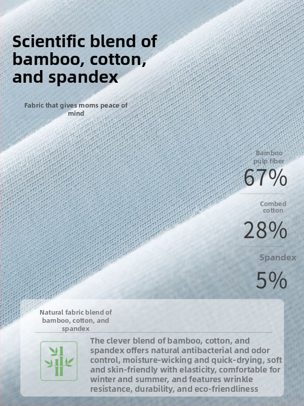 Mergaitėms skirtos mėnesinių apatinės kelnaitės iš bambuko pluošto, 67% regeneruotos celiuliozės pluošto, saugumo klasė A, Warm Bud prekės ženklas