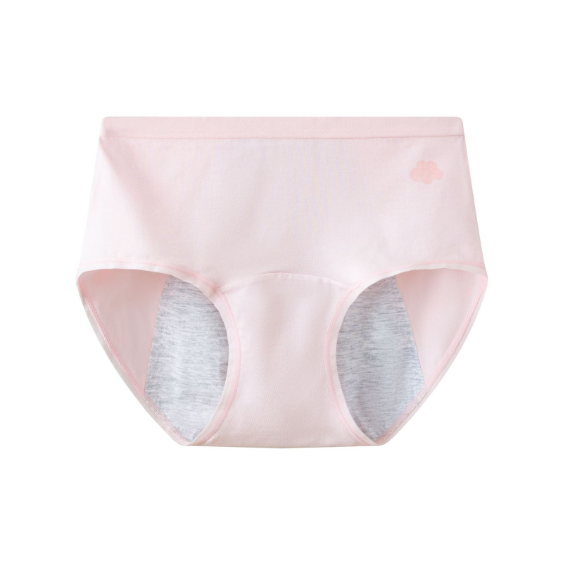 Mergaitėms skirtos mėnesinių apatinės kelnaitės iš bambuko pluošto, 67% regeneruotos celiuliozės pluošto, saugumo klasė A, Warm Bud prekės ženklas
