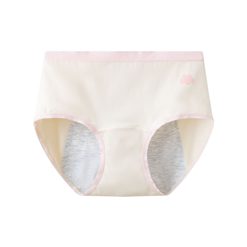 Mergaitėms skirtos mėnesinių apatinės kelnaitės iš bambuko pluošto, 67% regeneruotos celiuliozės pluošto, saugumo klasė A, Warm Bud prekės ženklas