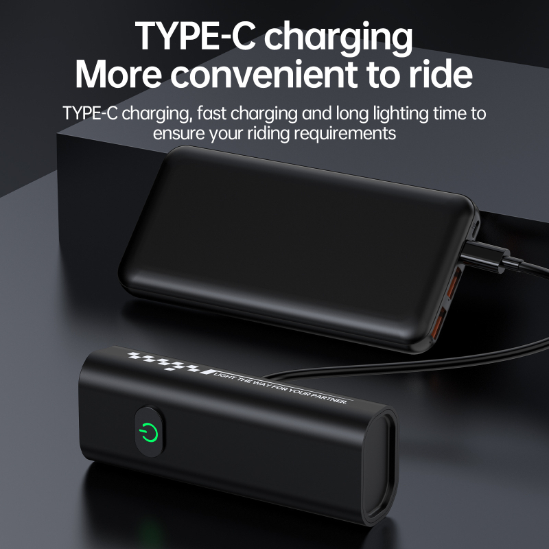 Prednje svjetlo za bicikl za noćnu vožnju – visoka svjetlina, USB punjenje, vodootporno, za brdski bicikl RH2000