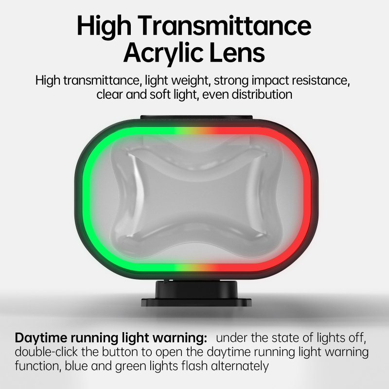 Prednje svjetlo za bicikl za noćnu vožnju – visoka svjetlina, USB punjenje, vodootporno, za brdski bicikl RH2000