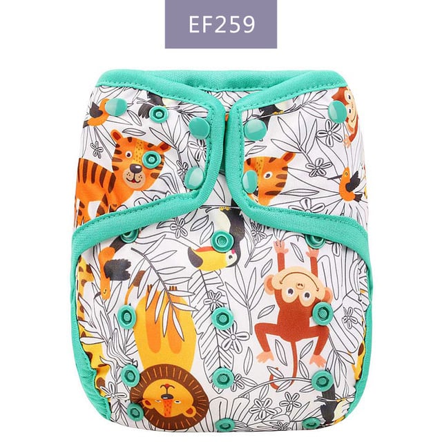 Elinfant prekrivač za pelene sa kvadratnim dizajnom, prozračni PUL materijal, sigurnost Kategorija A, pogodno za 0–3 godine (3–15 kg), moguć privatni label