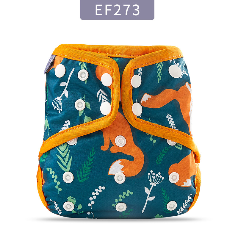 Elinfant prekrivač za pelene sa kvadratnim dizajnom, prozračni PUL materijal, sigurnost Kategorija A, pogodno za 0–3 godine (3–15 kg), moguć privatni label