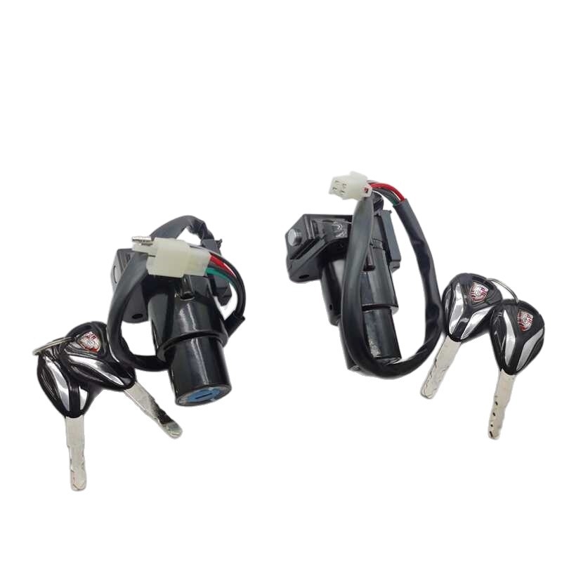 Horizon motociklų uždegimo spyna – užrakinimo liežuvėlis iš cinko lydinio, ilgas stilius, svoris 1,0 kg