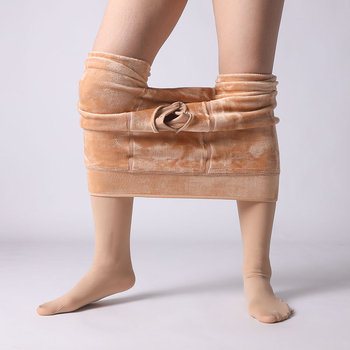 Muške najlon čarape s flis podstavom, podizanje stražnjice, ekstra debeli