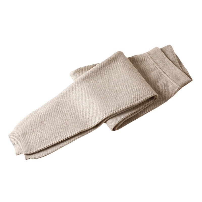 Unisex vilnos termo kelnes, aukštos juosmens su elastiniu dizainu, vidutinio svorio 181–200 g/m², vienos spalvos