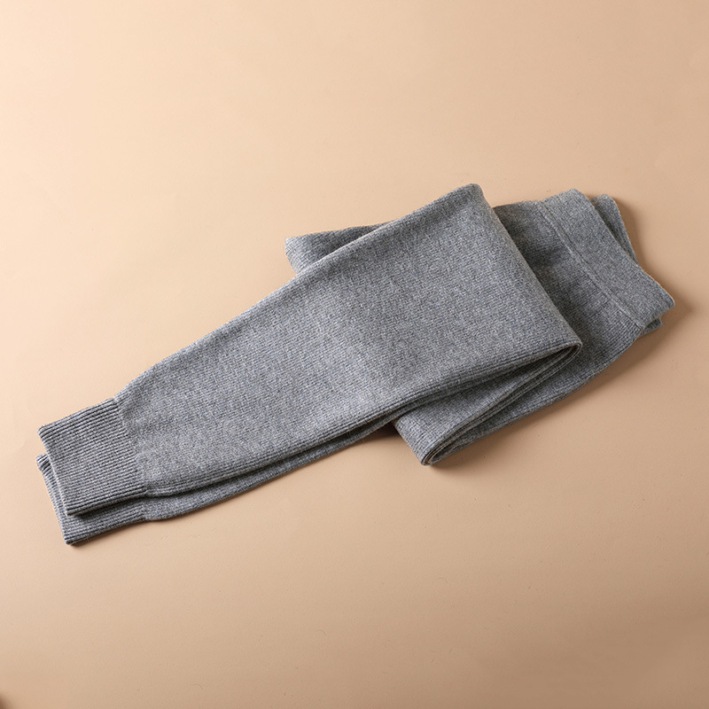 Unisex vilnos termo kelnes, aukštos juosmens su elastiniu dizainu, vidutinio svorio 181–200 g/m², vienos spalvos