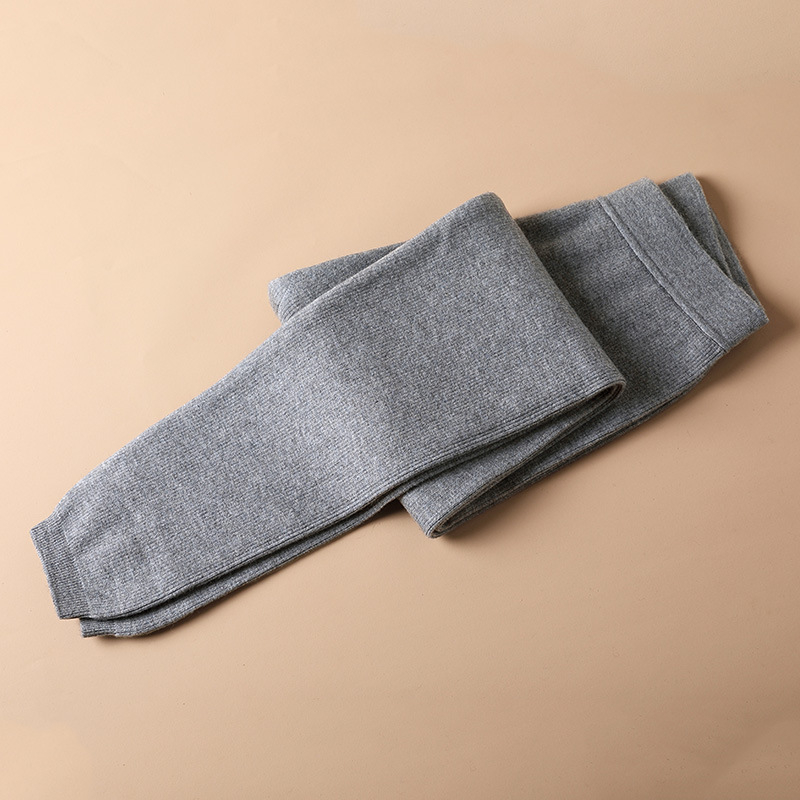 Unisex vilnos termo kelnes, aukštos juosmens su elastiniu dizainu, vidutinio svorio 181–200 g/m², vienos spalvos