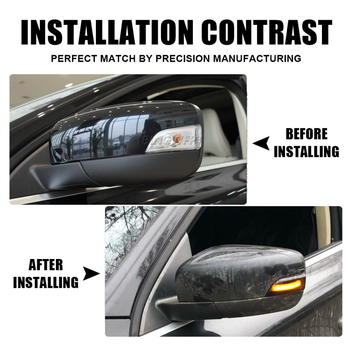 Мигачна светлина за Volvo XC60 2008-2014, ABS, 12V, за огледало за обратно виждане - BINGWFPT