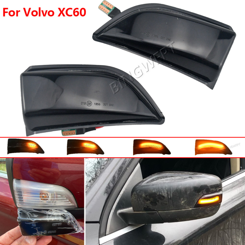 Мигачна светлина за Volvo XC60 2008-2014, ABS, 12V, за огледало за обратно виждане - BINGWFPT
