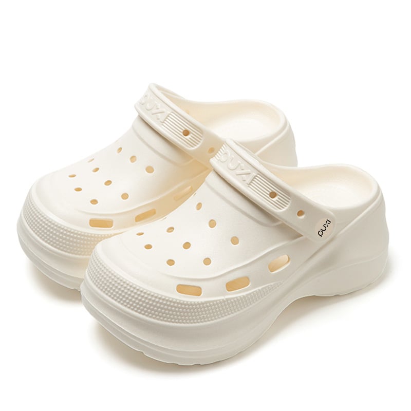 Clogs EVA – design Cloud, unisex, înălțime de 8 cm, talpă antiderapantă, control al mirosului, purtare zilnică