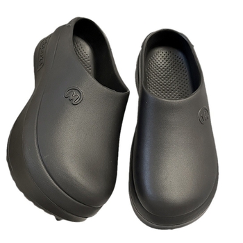 Női Crocs-stílusú papucsok, EVA 6 cm vastag talp, vízálló, csúszásmentes, félig zárt