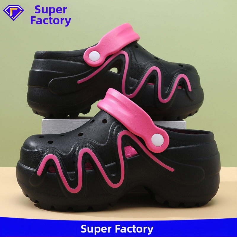 Bece Sandale Crocs, EVA pe partea superioară și talpă EVA, Unisex, respirabile, Primăvara 2025