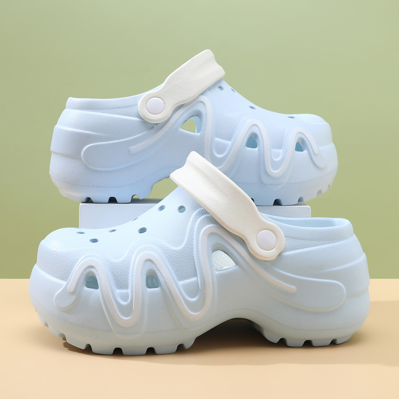 Bece Sandale Crocs, EVA pe partea superioară și talpă EVA, Unisex, respirabile, Primăvara 2025