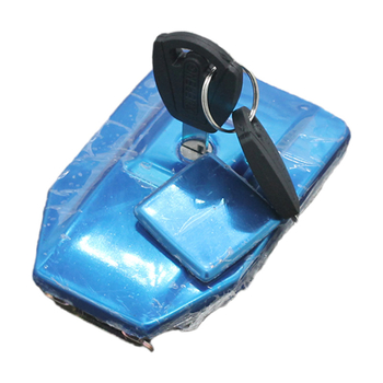 Комплект Mojielong WY125 за мотоциклет: електрическа ключалка за врата, ключ за превключвателя и заключване на капака на резервоара